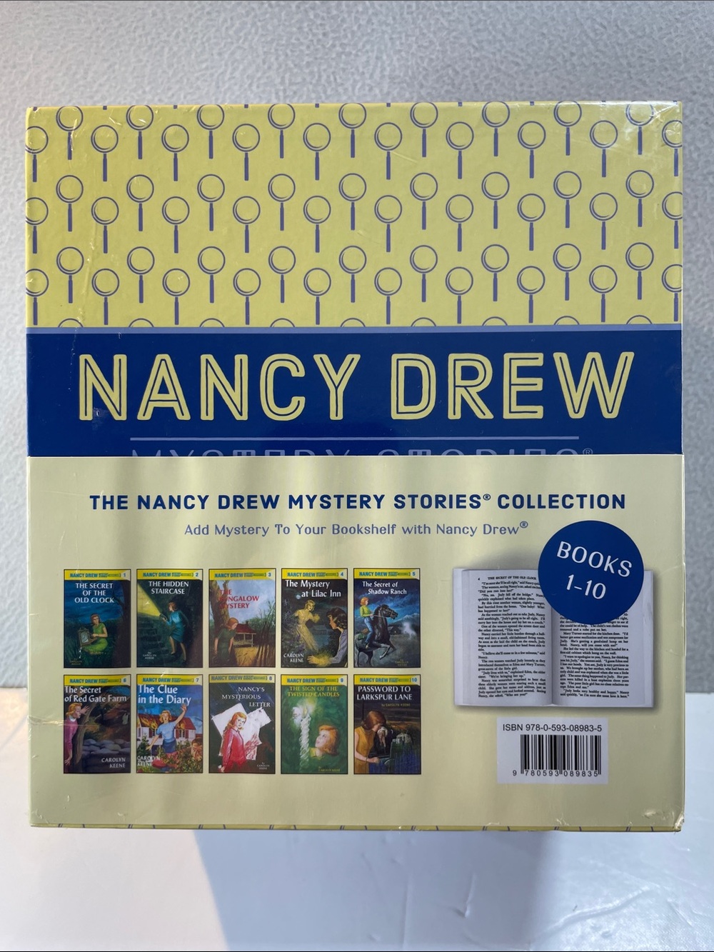 The Nancy Drew Mystery Stories Collection Books (1-10) NEW! Sealed